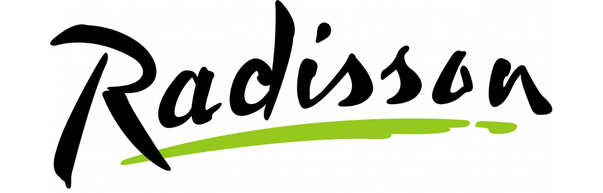 Logo de Hoteles Radisson, cliente del sector comercial e industrial de Megaozono